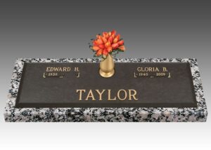 Companion headstones will hold the information to memorialize two individuals